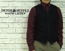 DENIM&SUPPLY by Ralph Lauren ラルフローレン デニム&サプライ ウール ミックス メルトン ベスト あす楽