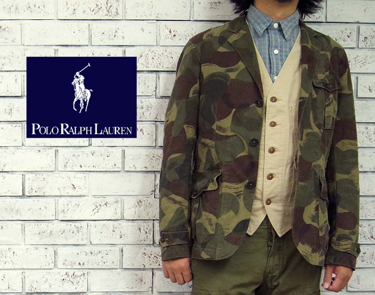 ラルフ ローレン テーラードジャケット メンズ POLO by Ralph Lauren　 ラルフローレン 迷彩 カモフラ テーラード ジャケット/CAMO