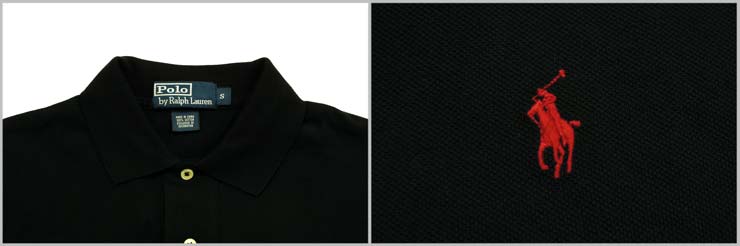 POLO by Ralph Lauren ラルフローレン 鹿の子 ポロシャツ/BLACK