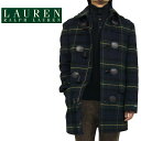 LAUREN by Ralph Lauren ローレン ラルフローレン トグル ブラックウォッチ ダッフルコート あす楽