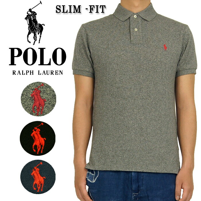 ラルフローレン POLO by Ralph Lauren ラルフローレン SLIM FIT ワンポイント ポニー ポロシャツ