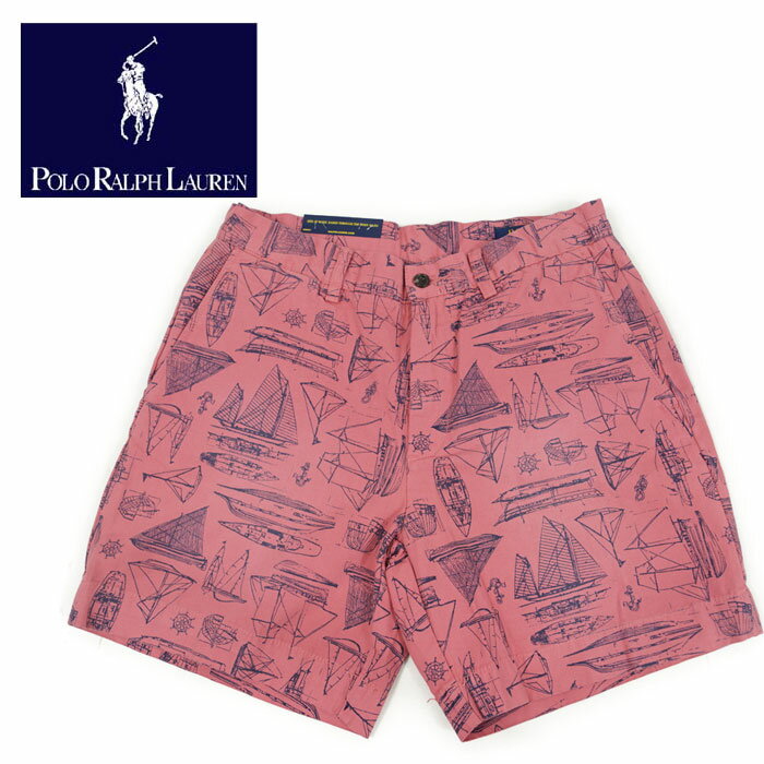 ラルフローレン POLO Ralph Lauren クラシックフィット ヨット総柄 ショーツ