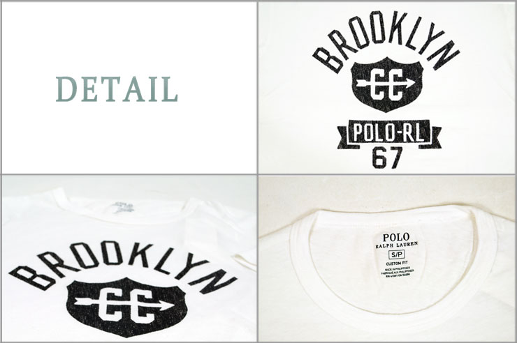 ラルフローレン POLO Ralph Lauren CUSTOM FIT ブルックリン プリント Tシャツ