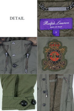 ラルフローレン パープルレーベル PURPLE LABEL Ralph Lauren ミリタリー ダウン コート OLIVE
