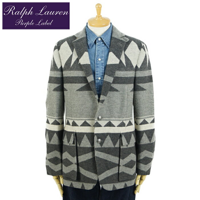 パープルレーベル ラルフローレン PURPLE LABEL Ralph Lauren ネイティブ ウール テーラード