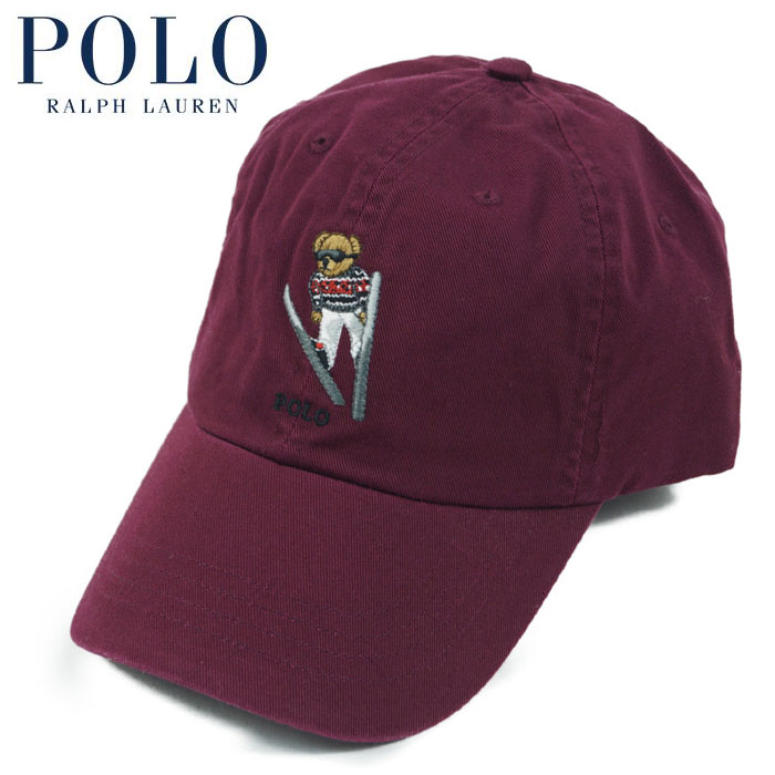 ラルフローレン ラルフローレン POLO Ralph Lauren ポロ ポロベアー キャップ スキー バ－ガンディー