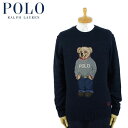 ラルフローレン POLO Ralph Lauren ポロベアー セーター ネイビー 灰POLOニット