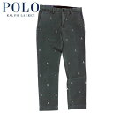 ラルフローレン POLO Ralph Lauren SLIM FIT マルチ スカル チノ パンツ グレー