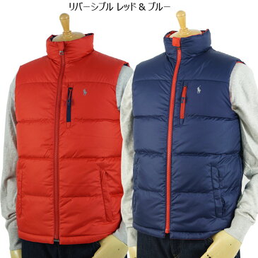 ラルフローレン POLO Ralph Lauren BOY'S リバーシブル ダウン ベスト 2カラー