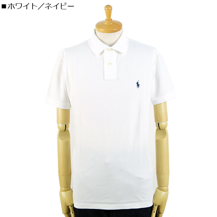 ラルフローレン POLO Ralph Lauren CUSTOM SLIM FIT メンズ ワンポイント ポニー ポロシャツ