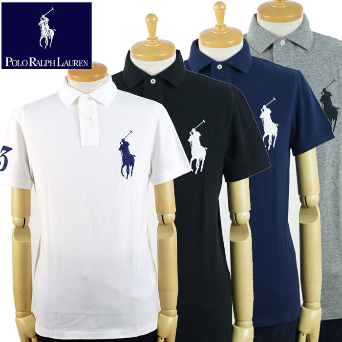 ラルフローレン POLO Ralph Lauren BIG PONY カスタムスリムフィット ビッグポニー ポロシャツ 4カラー