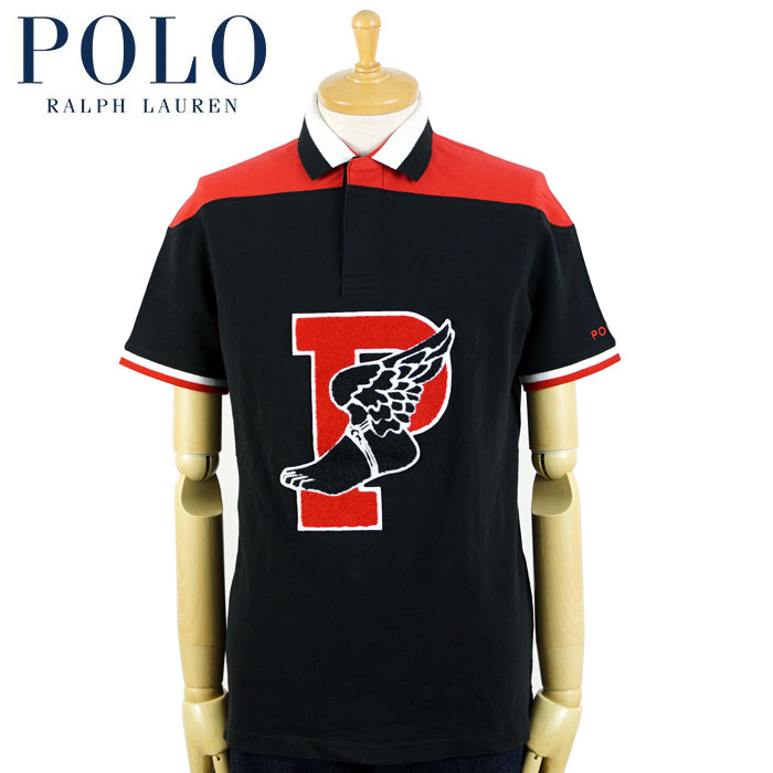 ラルフローレン クラシック フィット ウィング フット ポロシャツRALPH LAUREN CUSTOM FIT WING FOOT POLO SHIRTS ◆販売商品に関しまして◆ ※こちらの商品は当店がアメリカからの直接買い付けて輸入した物で正真正銘の正規品となりますので御安心して、お買い物下さいませ。 　 　アメリカンファッションの代表的なブランドの一つして 世界中に認知される『ラルフローレン』 米国のエスタブリッシュたちが育んだクラシックかつオーセンティックなアイビーやスポーツテイスト、伝統的な英国のハバダシュリー さらにはヨーロッパで花開いたプレッピーなど 独自の世界観・ライフスタイルを存分に体現したまさにキング オブ ブランド！ ラルフローレン WING FOOT ラガーシャツ ラルフローレン90sを代表するPロゴ ウィングフットが目を引く鹿の子シャツ。 ヘリンボーンツイル補強の胸元、衿やサイドのスリットに補強が入っており 鹿の子素材で涼しくラガーシャツのデザインとなったラルフローレンらしい1着です！ 下記サイズ表を確認し、お手持ちの洋服と比較してご覧になるとより分かりやすいです。 ブランド名 RALPH LAUREN/ラルフローレン 生産国 MADE IN VIETNAM 素材 綿 100％ カラー ブラック サイズについて 下記サイズ表は平置の状態で採寸しております。 サイズは個体差により多少の誤差があり平均値を載せてございます。 下記、採寸内容は目安としてお考え頂けます様宜しくお願い致します。 また、USサイズのため日本サイズとはサイズ感の違う作りとなります。 着用モデルや他のご購入者のレビューを参考頂ければ幸です。 注意事項 出来るだけ、現物に近いお色で撮影する事を心がけておりますが、光の加減や ディスプレイ画面等の環境上、ページで見た色と実際の商品の色より若干の 誤差が発生する場合が御座います事をご了承下さいませ。 新品未使用ですがアイテムにより、予めヴィンテージ加工がされた物等ございます。 その他 注記 ※配送、お支払い、返品方法等はこちらを御確認下さい※ ※SALE品の御購入の場合、返品　交換はお受け致しておりません※ USサイズ(cm) 身幅 袖丈 着丈 S 約50.5 約9 約69.5 M 約54.5 約9 約71.5 ◆サイズ測り方につきましてはこちらから◆