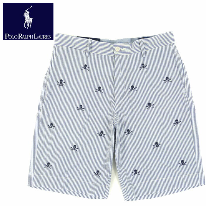 Cotton Pants - ラルフローレン POLO Ralph Lauren STRETCH CLASSIC FIT 9”シアサッカー マルチ スカル ショーツ