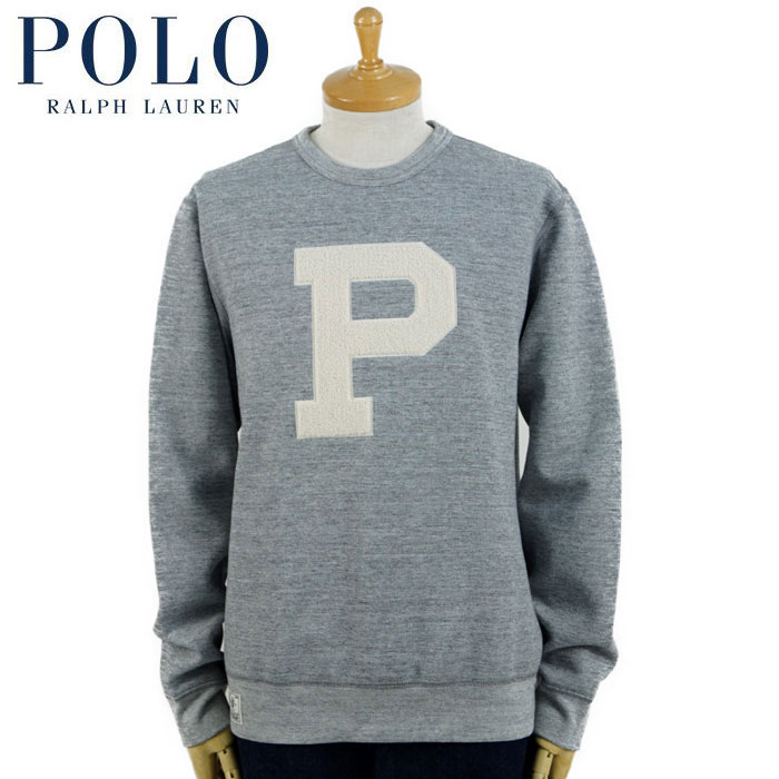 ラルフローレン POLO Ralph Lauren Pロゴ ワッペン スウェット グレーのサムネイル
