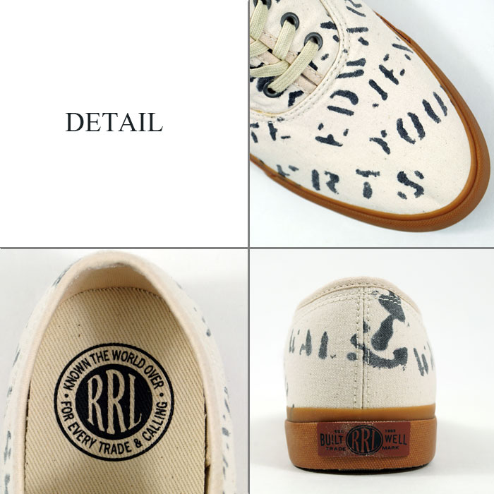 ダブルアールエル RRL ラルフローレン DOUBLE RL NOR FOLK SNEAKER ステンシル キ...