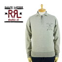 ダブルアールエル RRL ラルフローレン DOUBLE RL ハーフジップ スウェット