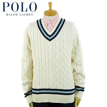 ラルフローレン POLO Ralph Lauren ケーブル スクール ニット クリケットセーター