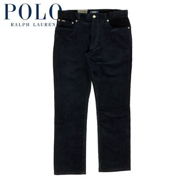 ラルフローレン POLO Ralph Lauren VARICK SLIM STRAIGHT コーデュロイ パンツ ネイビー