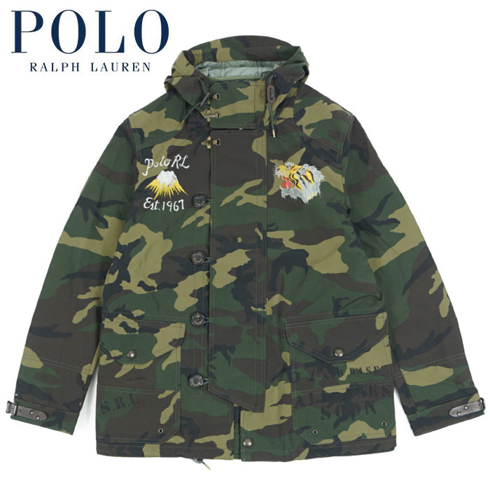 ラルフローレン POLO Ralph Lauren 迷彩 ペイント ミリタリー ジャケット