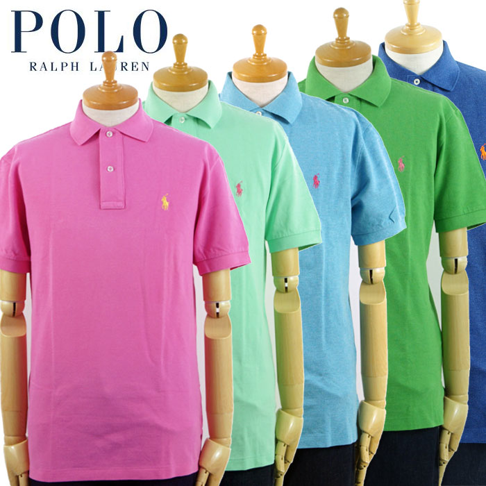 ラルフローレン POLO Ralph Lauren クラシックフィット ワンポイント ポニー ポロシャツ BLACK HTR