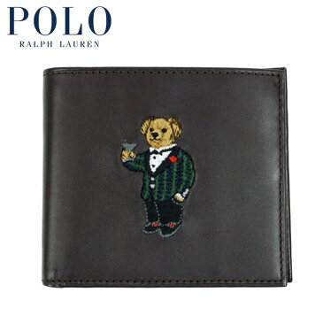 ラルフローレン POLO Ralph Lauren ポロベアー 2つ折り ウォレット ブラウン