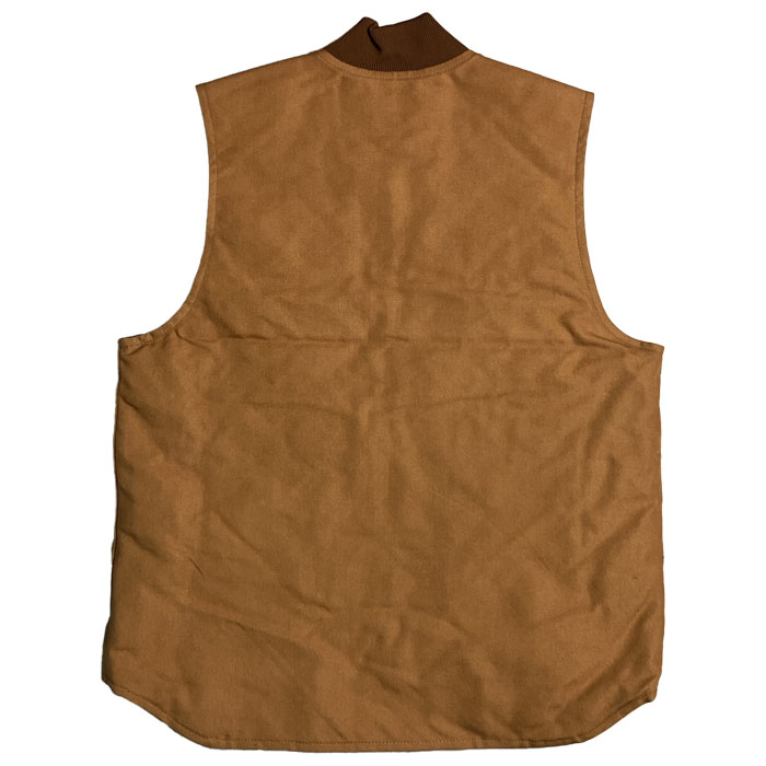 希少サイズ TALL カーハート ダック ベスト CARHARTT DUCK VEST V01-BRN ブラウン beef-10019227 BEEF サンプル画像3
