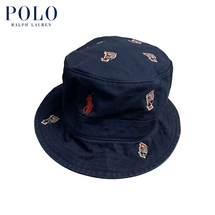 Rakuten - ラルフローレン POLO Ralph Lauren マルチウイングフット バケット ハット ネイビー