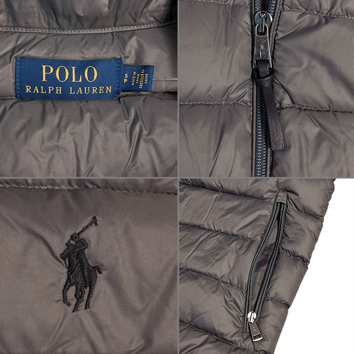 ラルフローレン POLO Ralph Lauren ダウン ベスト ヴィンテージグレー