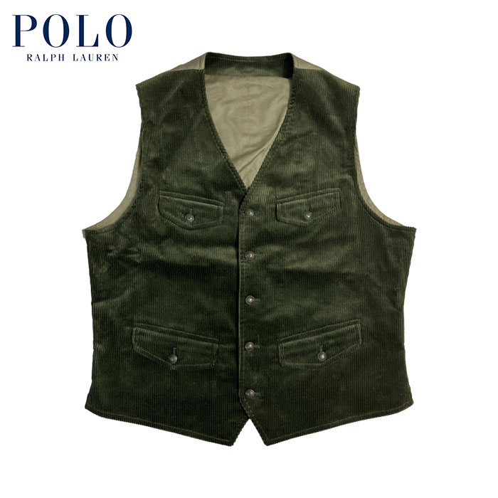楽天市場】ラルフローレン ベスト（カラーグリーン）（ベスト・ジレ