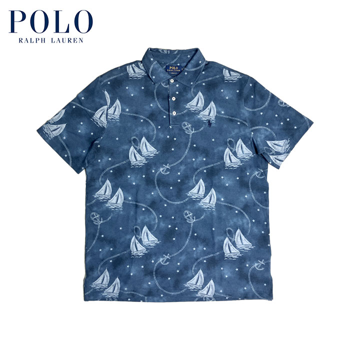 Rakuten - ラルフローレン POLO Ralph Lauren CLASSIC FIT セイルボート ポロシャツ ブルー