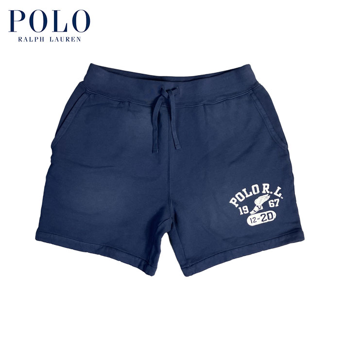 樂天商城 - ラルフローレン POLO Ralph Lauren ウイングフット アスレチック スウェット ショーツ ネイビー