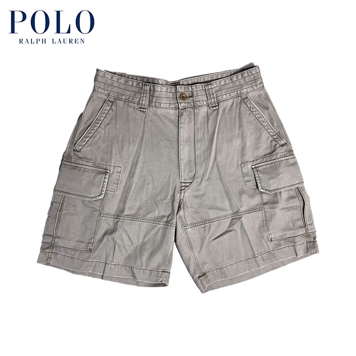 Rakuten - ラルフローレン POLO Ralph Lauren ワンポイントポニー カーゴ ショーツ ウォッシュグレー