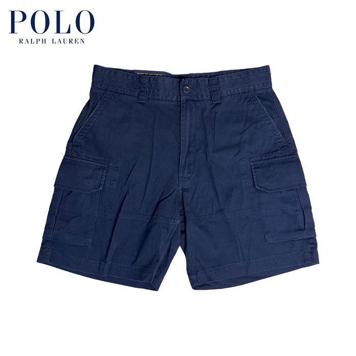 樂天商城 - ラルフローレン POLO Ralph Lauren ワンポイントポニー カーゴ ショーツ ネイビー