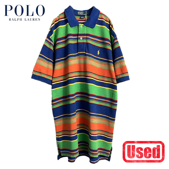 楽天市場】polo ralph lauren ボーダー グリーン（ポロシャツ