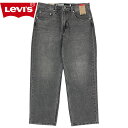 [oCX levis Vo[^u [Y fjpc ubN SILVER TAB LOOSE DENIM PANTS BLACK