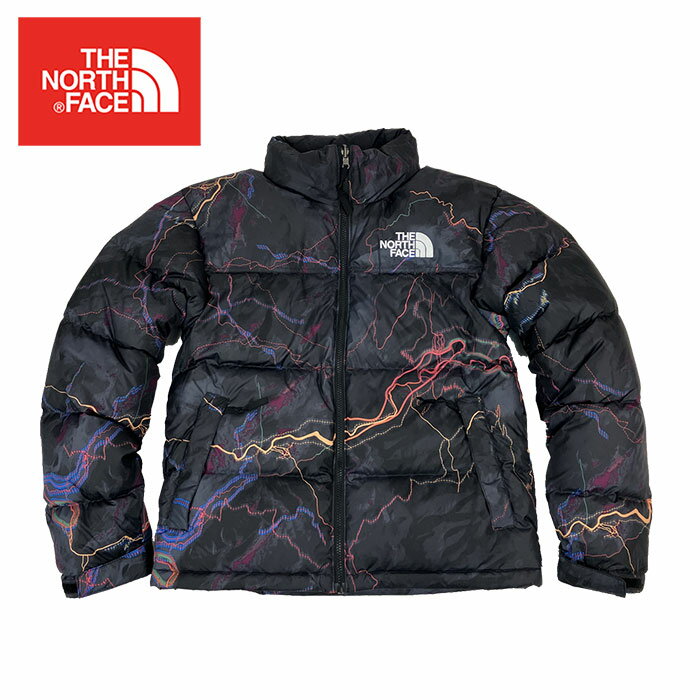 ノースフェイス 1996 レトロ ヌプシ ダウンジャケット THE NORTH FACE 1996 RETRO NUPTSE ブラックグロープリント TNFBKTRLGLWPRNT