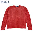 POLO by Ralph Lauren　ラルフローレン ウォッシュ加工 アラン 編み ロールネック セーター