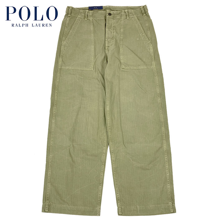 ラルフローレン ラルフローレン POLO Ralph Lauren ヘリンボーン ファティーグ パンツ HRNGBNE-FATIGUE PANT RYKER WASH