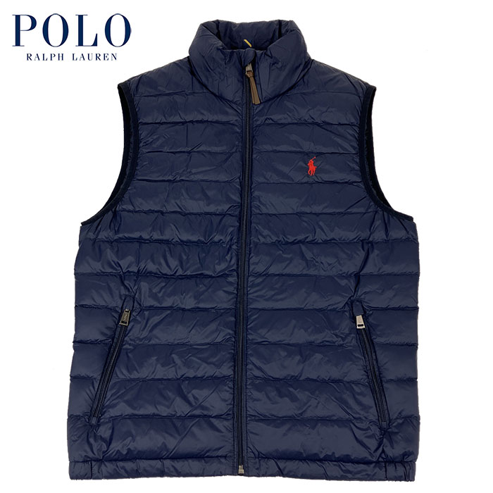 ポロ ラルフ ローレン ダウンベスト メンズ ラルフローレン POLO Ralph Lauren ダウン中綿 ベスト ネイビー