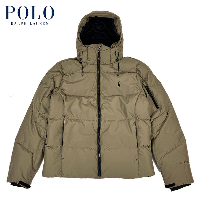 ラルフローレン ラルフローレン POLO Ralph Lauren リップストップ フーデット ダウン ジャケット DARK TARP