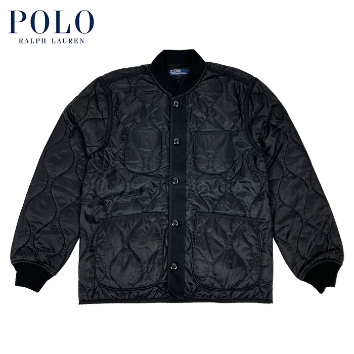 ラルフ ローレン キルティングジャケット メンズ ラルフローレン POLO Ralph Lauren ミリタリー キルティング ジャケット ブラック