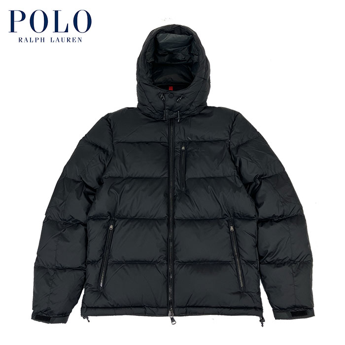 ラルフローレン ラルフローレン POLO Ralph Lauren フーディー ダウン ジャケット ブラック