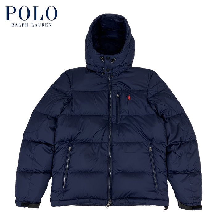 ラルフローレン ラルフローレン POLO Ralph Lauren フーディー ダウン ジャケット ネイビー