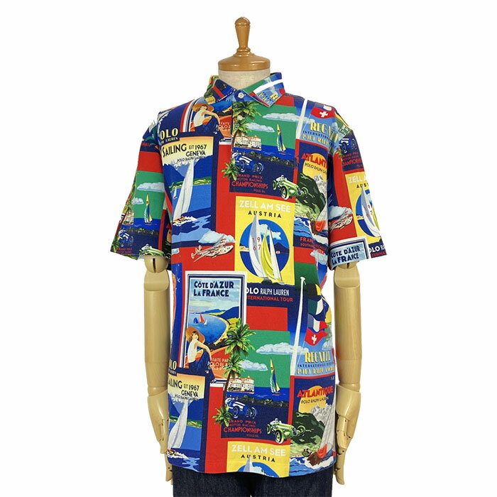 ラルフローレン POLO Ralph Lauren クラシックフィット セイリング マルチ ポロ シ...