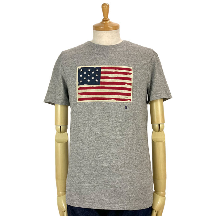 ラルフローレン POLO Ralph Lauren スリムフィット アメリカンフラッグ Tシャツ グ...