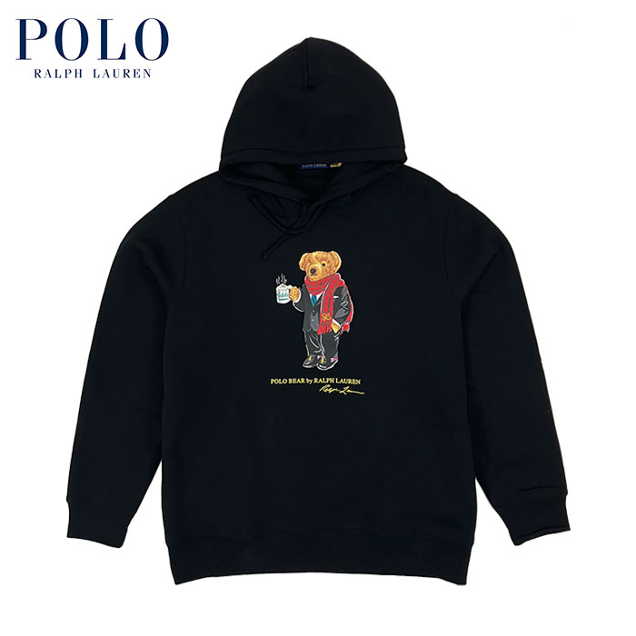 ポロ ラルフローレン パーカー メンズ ラルフローレン POLO Ralph Lauren ポロベアー スウェット パーカー スーツスタイル ブラック