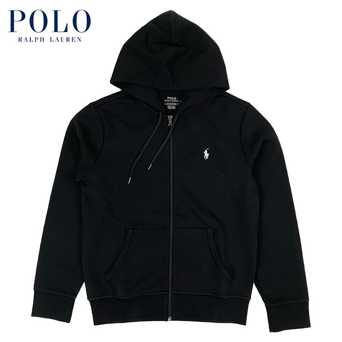 ポロ ラルフローレン パーカー メンズ ラルフローレン POLO Ralph Lauren フルジップ ジャージ スウェット パーカー ブラック