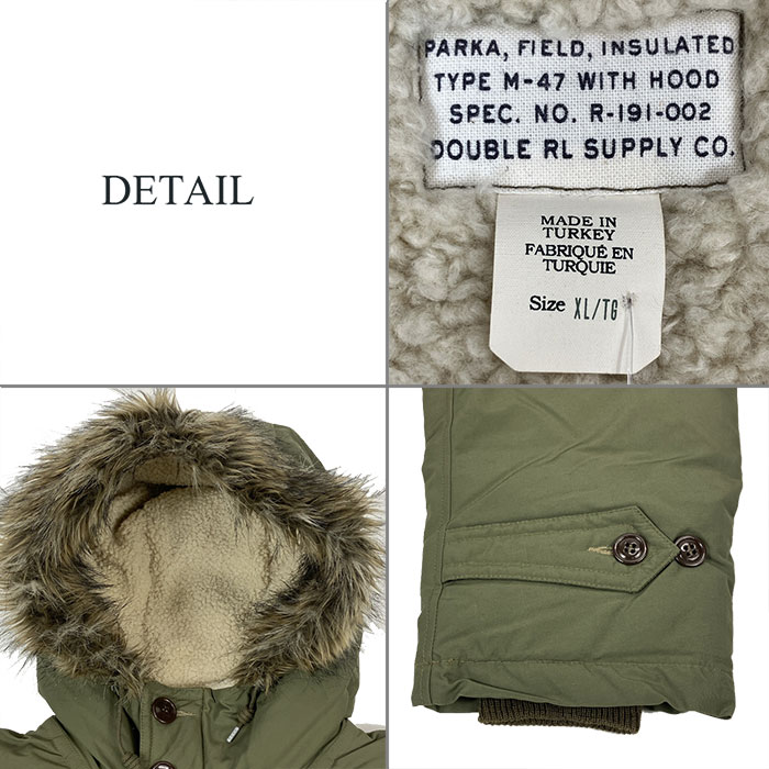 RRL ダブルアールエル コディアック パーカー RRL DOUBLE RL KODIAK PARKA