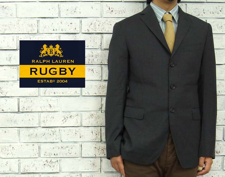 ラルフ ローレン テーラードジャケット メンズ RUGBY by Ralph Lauren　 ラルフローレン ラグビー イタリア製 ウール テーラード ジャケット