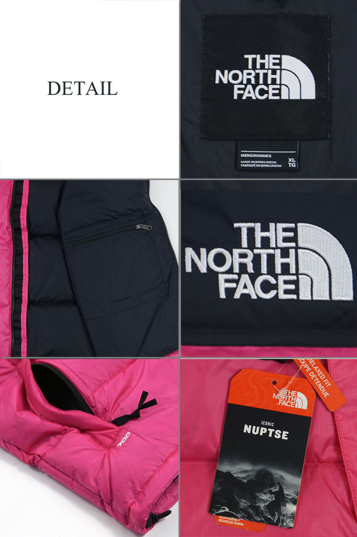 ノースフェイス 1996 レトロ ヌプシ ダウン ベスト THE NORTH FACE M 1996 RETORO NUPTSE VEST ピンク